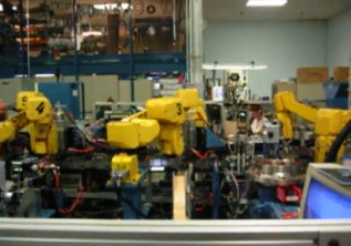 Automotive assembly 1 (multiple Fanuc w/ PC-control)